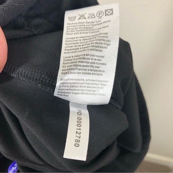 Seraphine Maternity Tailored Black Maternity Pants Ponte Trousers Seam Front 2 - Picture 9 of 9